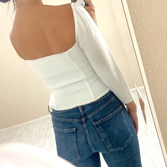 Wilfred Aritzia Fitted Blouse in white size XS - Picture 5 of 15